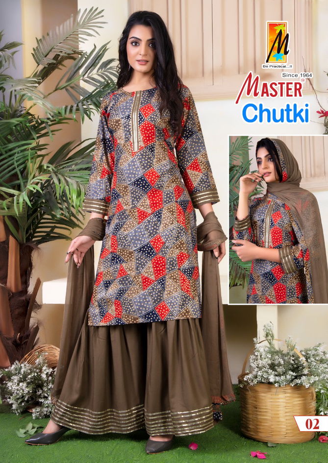 Master Chutki Festive Wear Wholesale Ready Made Suit Collection
